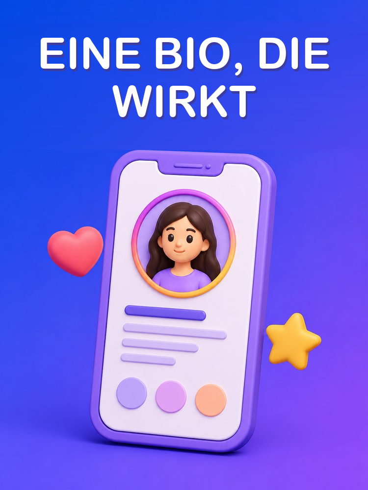 Eine Social-Media-Bio, die wirkt, mit KI