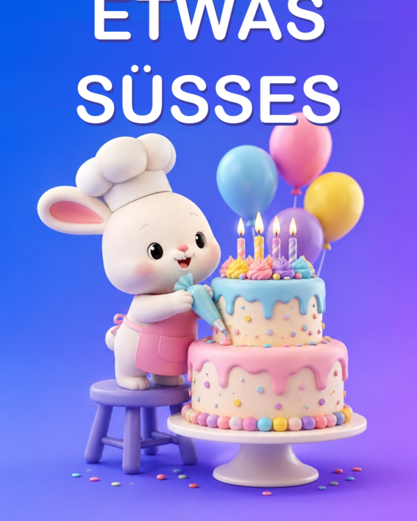 Kuchen und Süßes zum Feiern mit KI