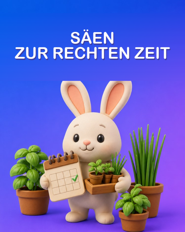 Aussaatkalender für Kräuter und Gemüse