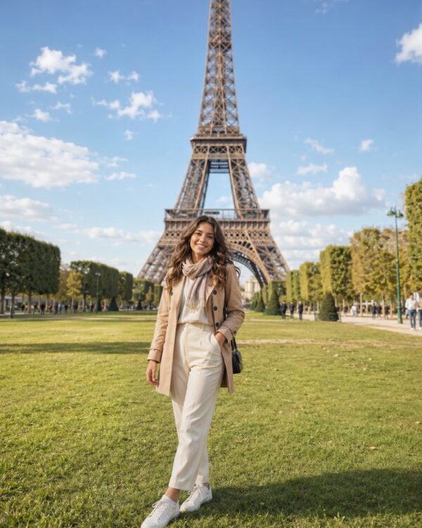 Dein Foto am Eiffelturm in Paris mit KI