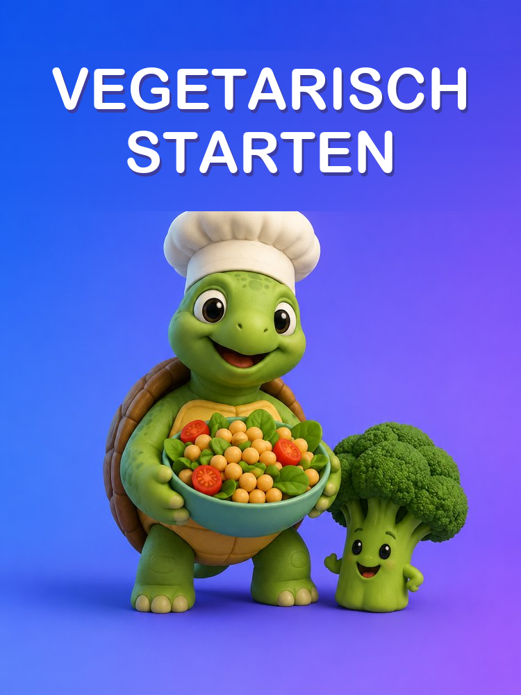 Vegetarischer Speiseplan für Anfänger, Schritt für Schritt