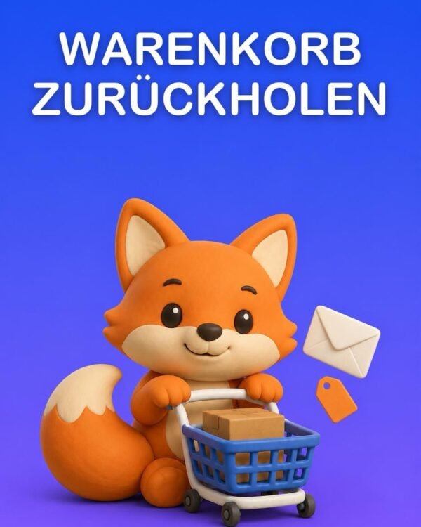 Abgebrochener Warenkorb, der wieder verkauft