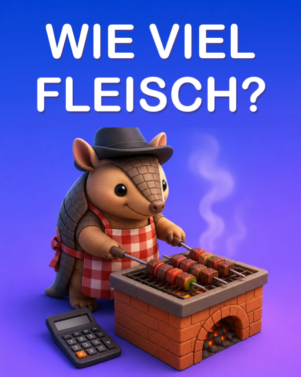 Wie viel Fleisch pro Person beim Grillen mit KI