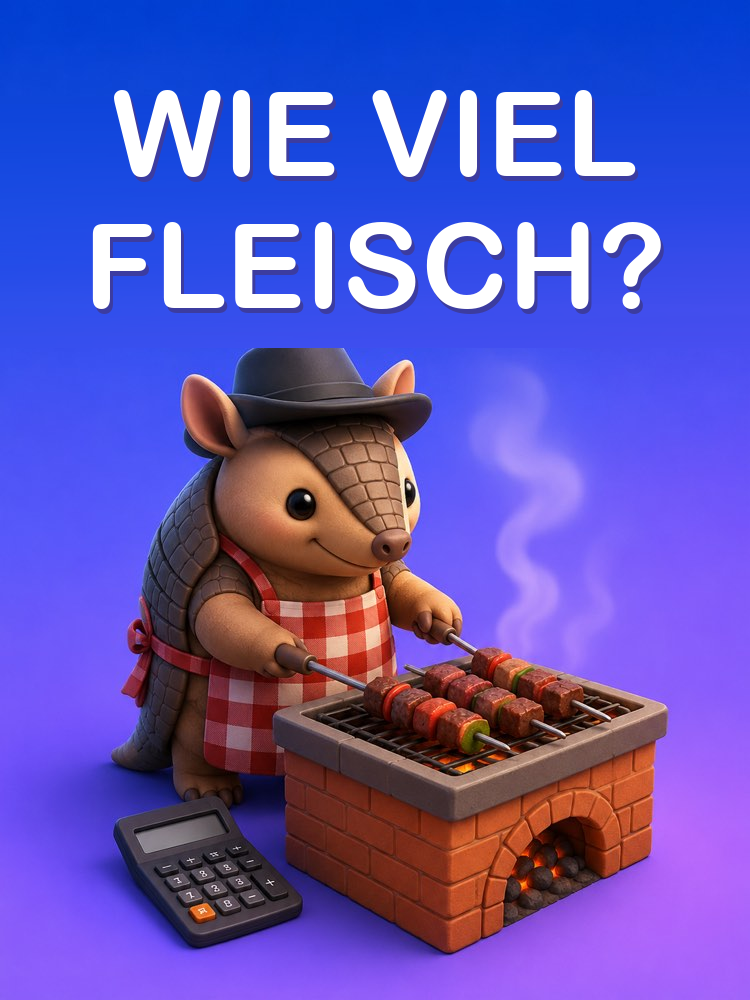Wie viel Fleisch pro Person beim Grillen mit KI