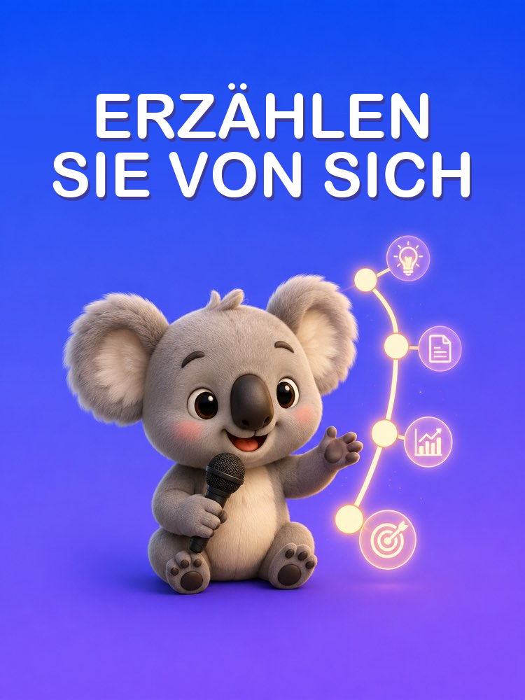 Den eigenen Werdegang im Gespräch erzählen
