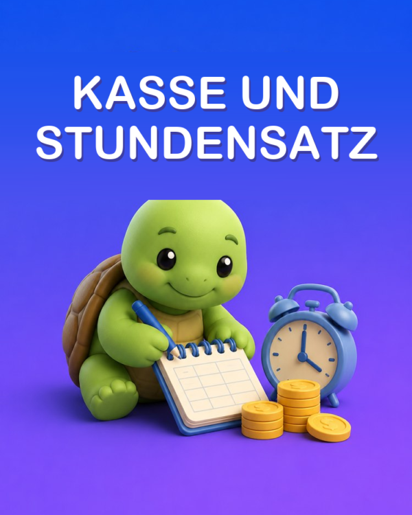 Kassenbuch und wie viel Sie für Ihre Stunde nehmen sollten