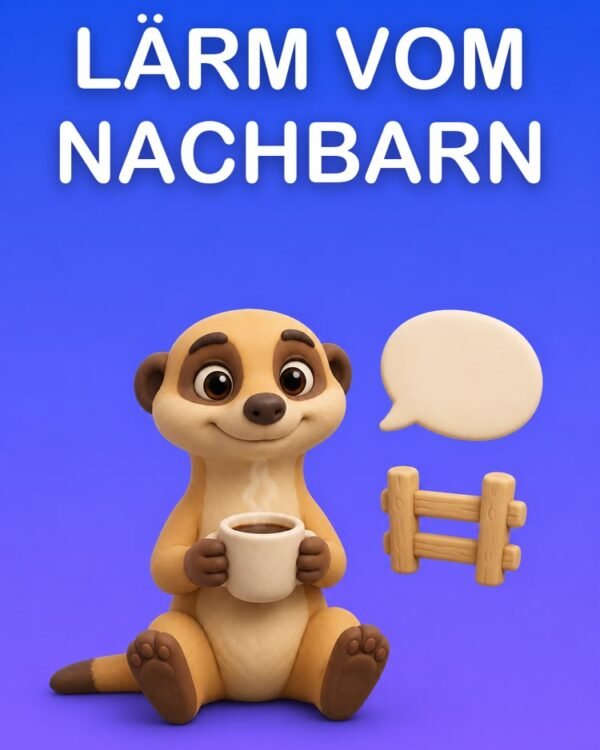 Mit dem Nachbarn über Lärm reden