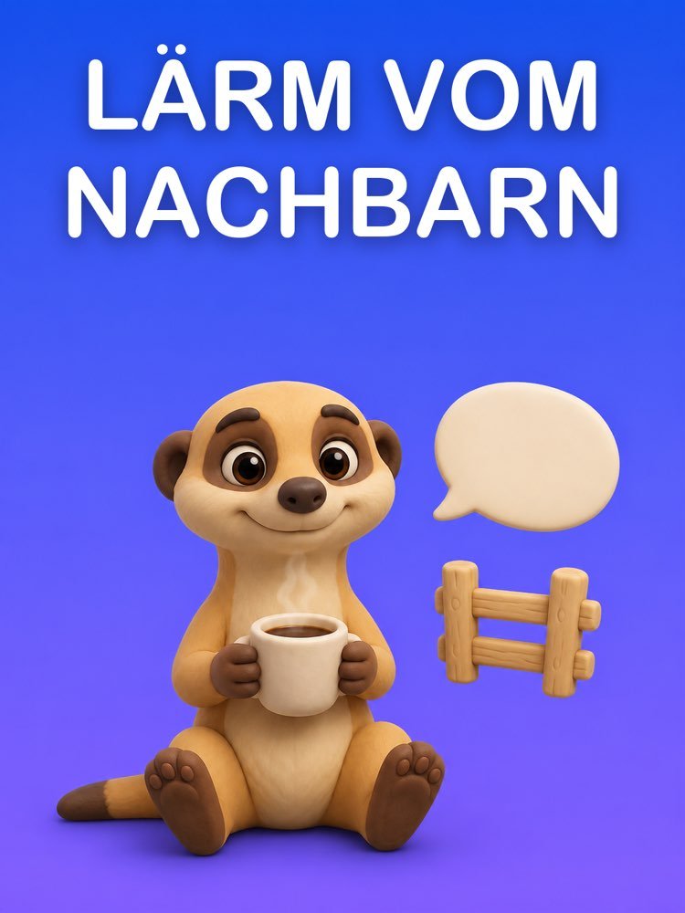Mit dem Nachbarn über Lärm reden