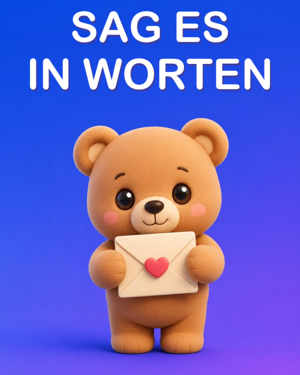 Liebeserklärung als Brief oder Nachricht mit KI