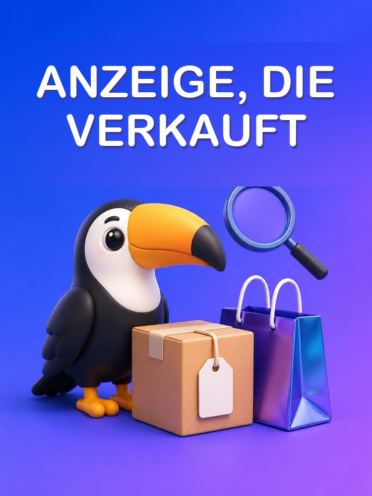 Anzeigenbeschreibung, die auf dem Marktplatz verkauft