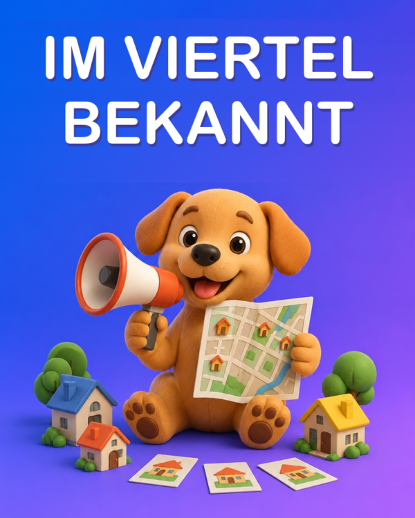 Im Viertel und in Gruppen bekannt werden, ohne Geld auszugeben