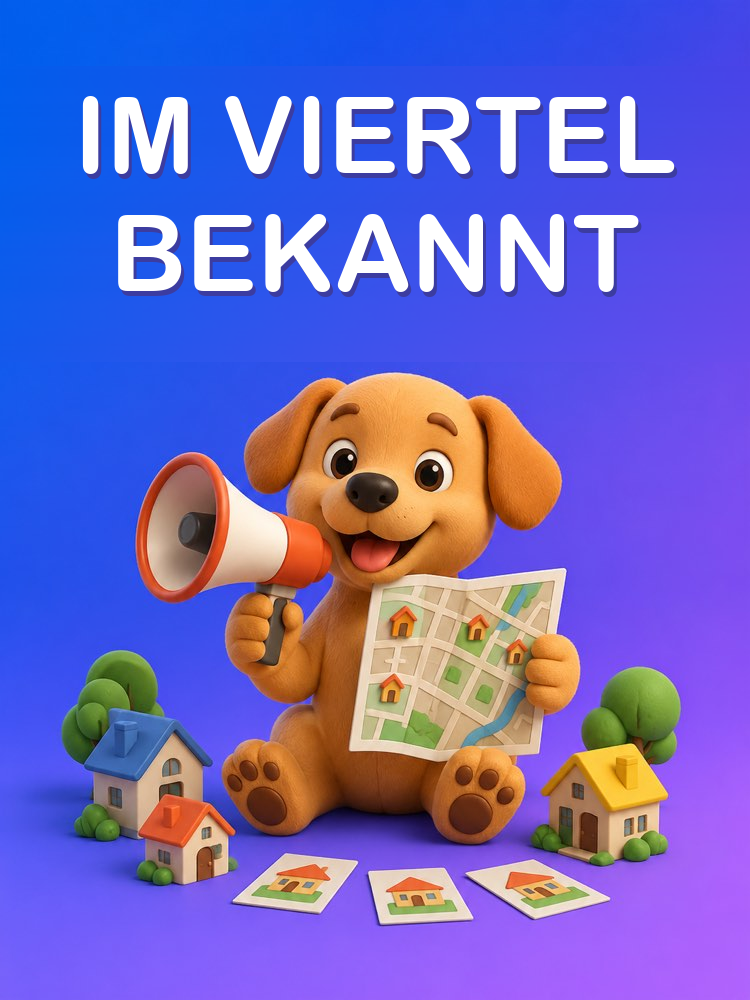 Im Viertel und in Gruppen bekannt werden, ohne Geld auszugeben