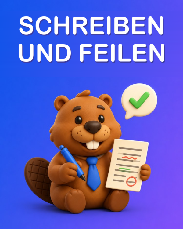 Schreibe und Korrigiere einen Text in der Sprache