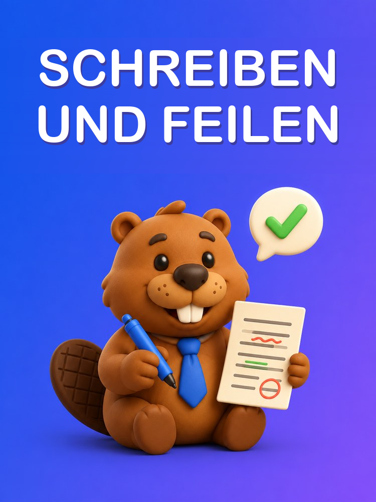 Schreibe und Korrigiere einen Text in der Sprache