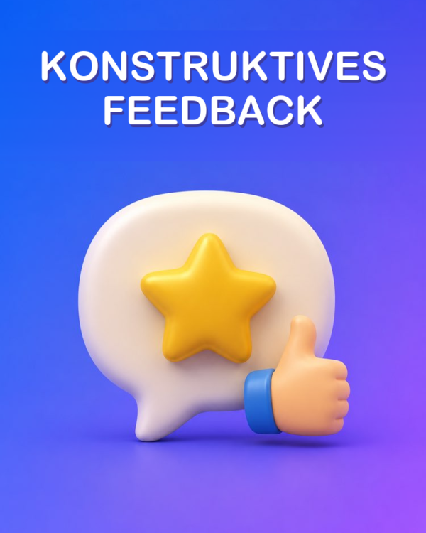 Konstruktives Feedback, das Nicht Verletzt