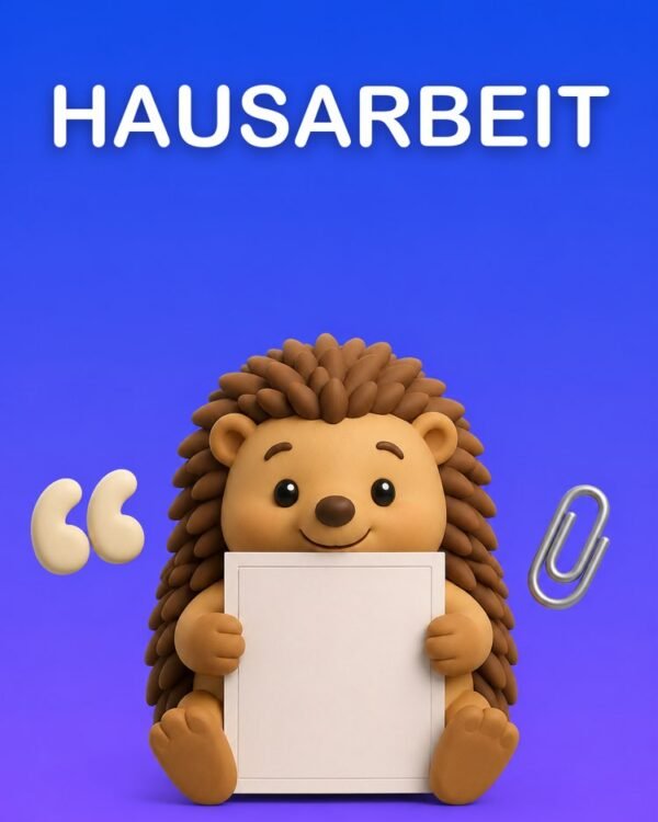 Hausarbeit Formatieren und Literatur Belegen