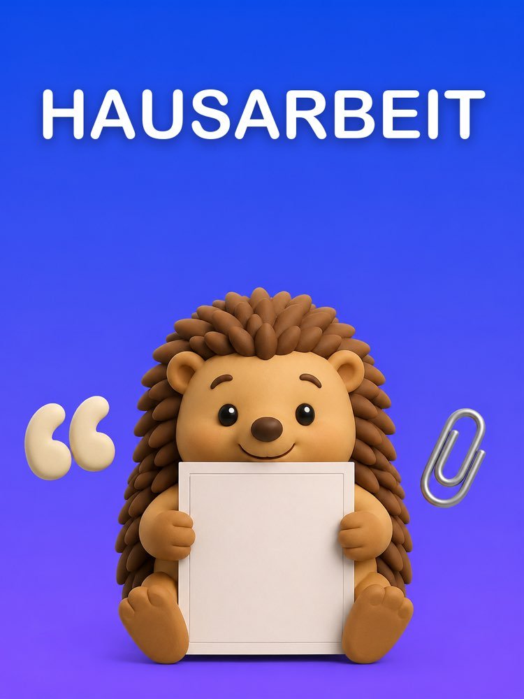 Hausarbeit Formatieren und Literatur Belegen
