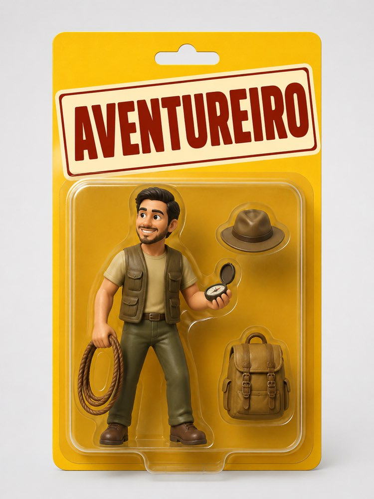 Sammel-Actionfigur in der Verpackung
