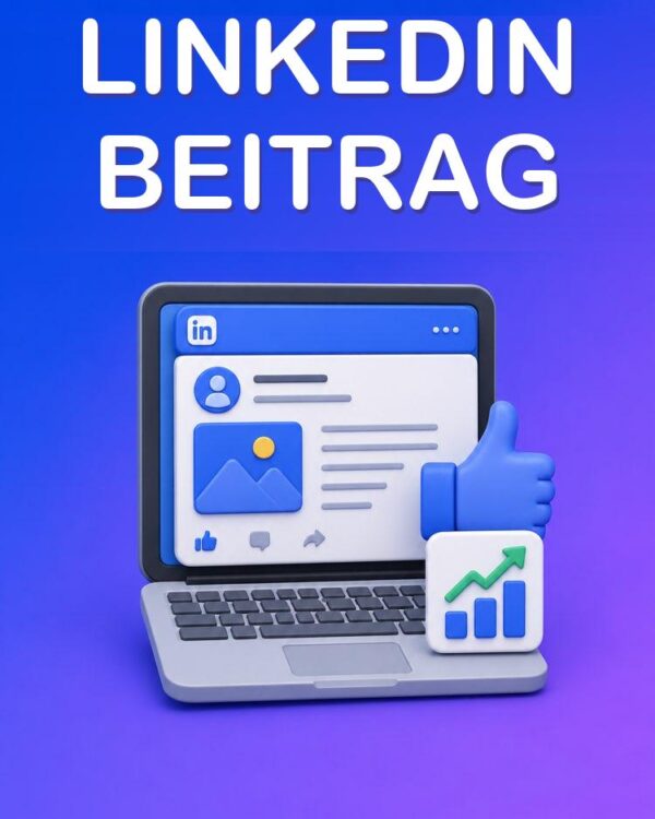 LinkedIn-Beitrag mit Autorität