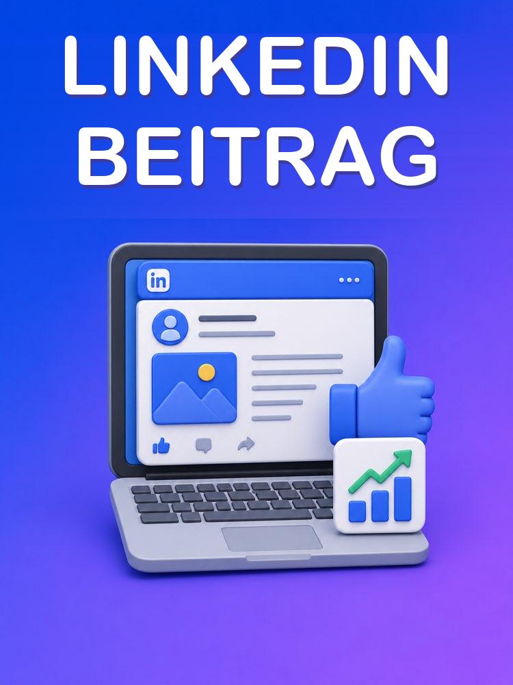 LinkedIn-Beitrag mit Autorität