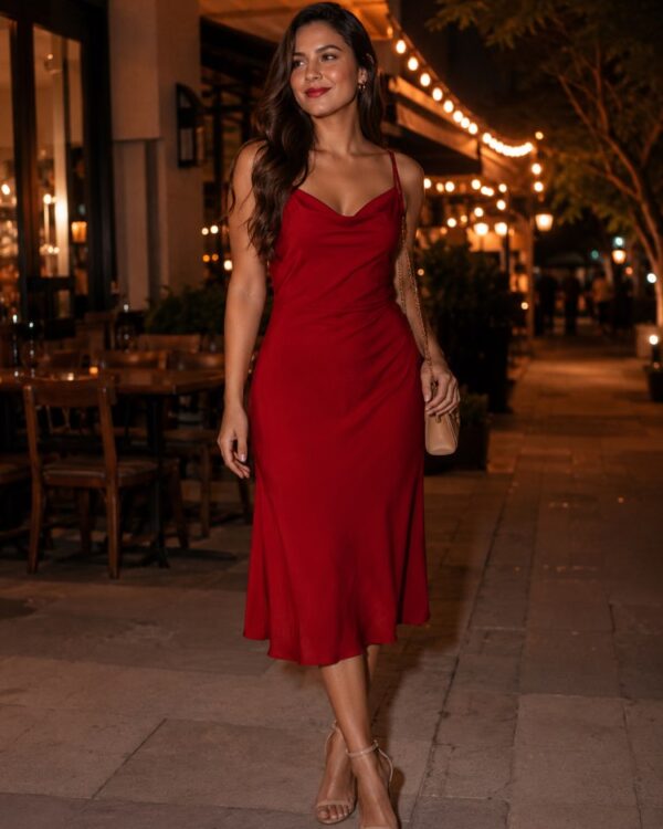 Romantischer Date-Look auf dem Foto mit KI