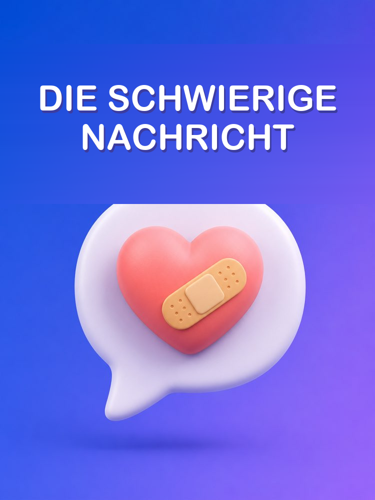 Die Schwierige Nachricht, mit Fingerspitzengefühl