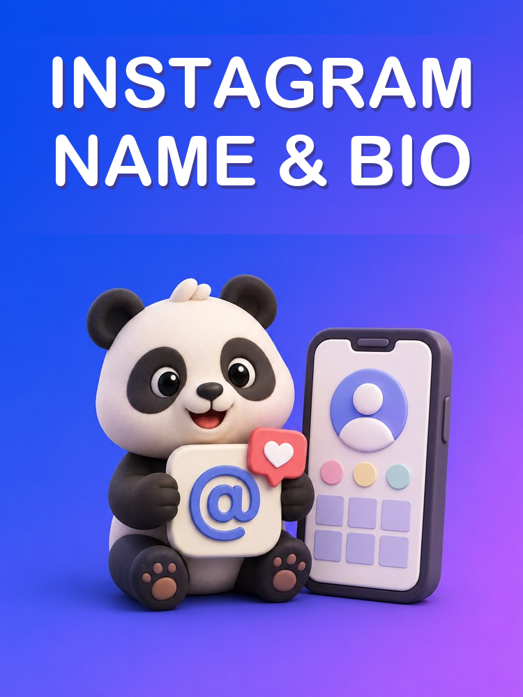 Name und Bio eines Geschäftsprofils auf Instagram