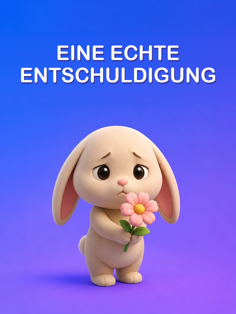 Wie du dich Aufrichtig Entschuldigst, mit KI