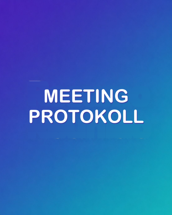 Meeting-Protokoll