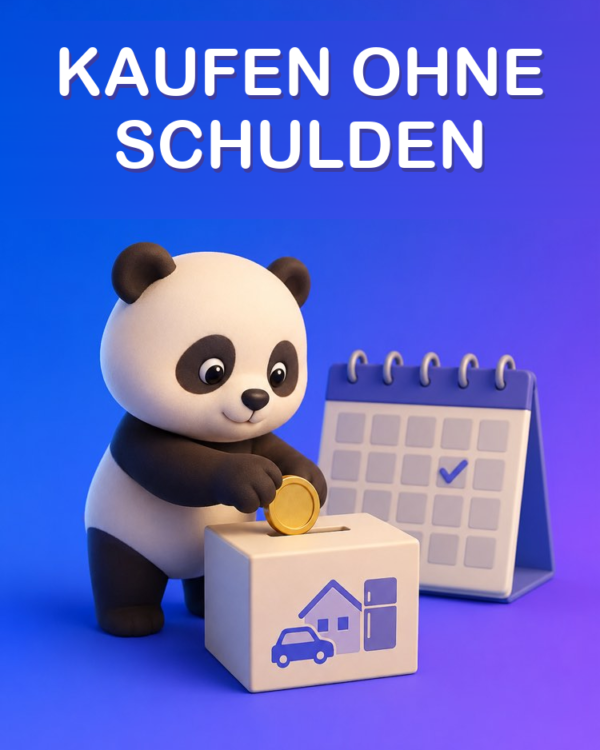Plane eine Große Anschaffung ohne Schulden