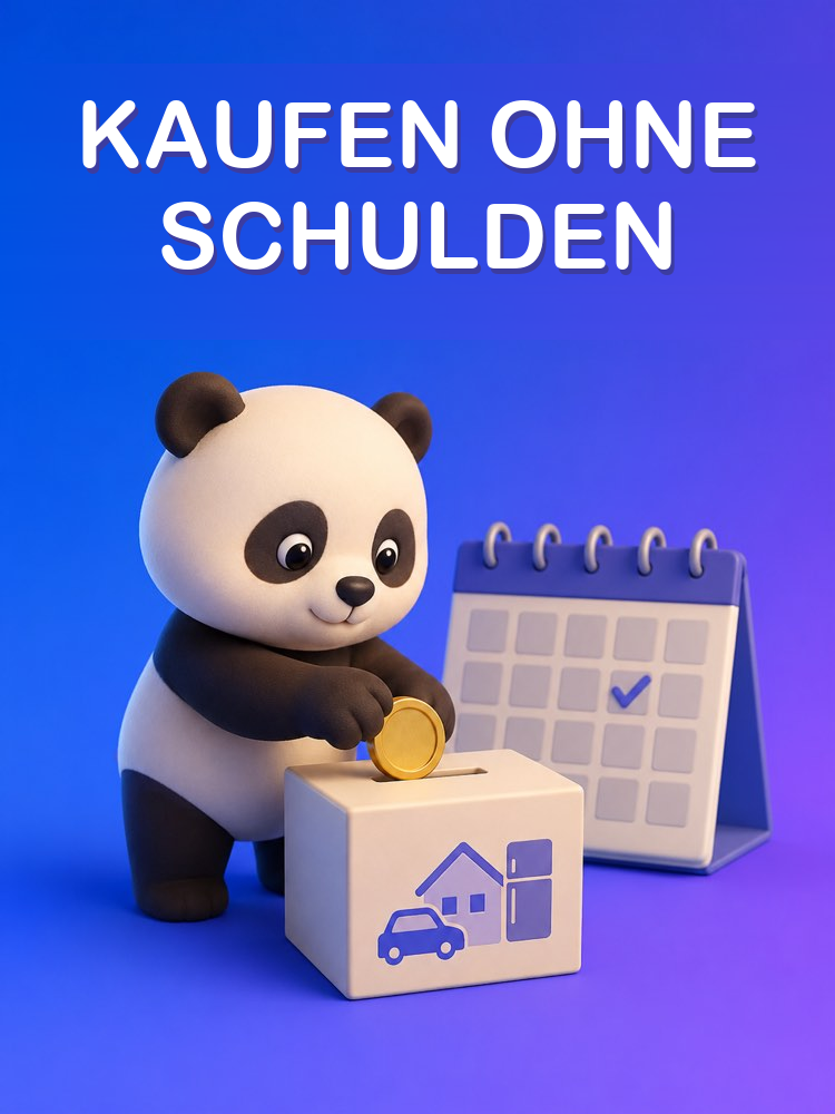 Plane eine Große Anschaffung ohne Schulden