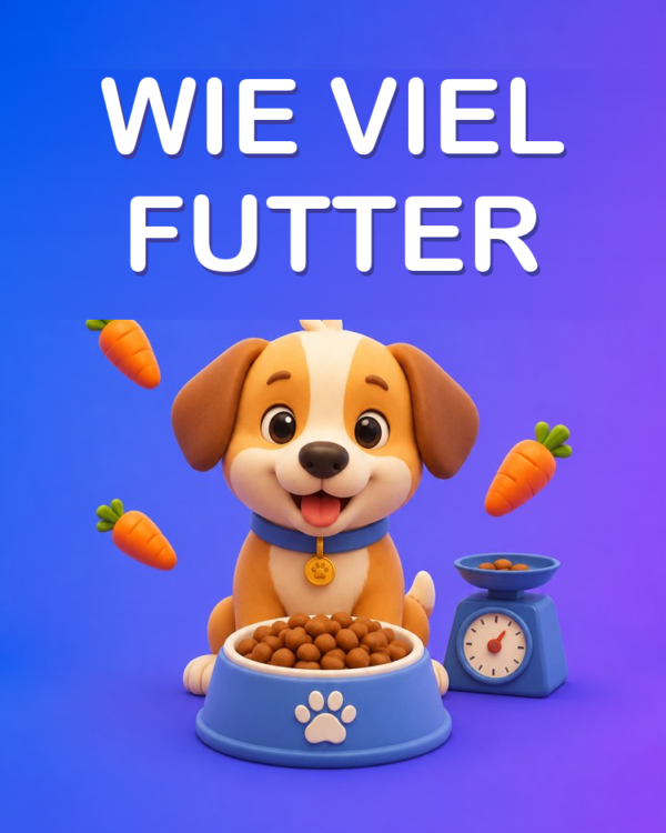 Futterplan für Haustiere nach Gewicht mit KI