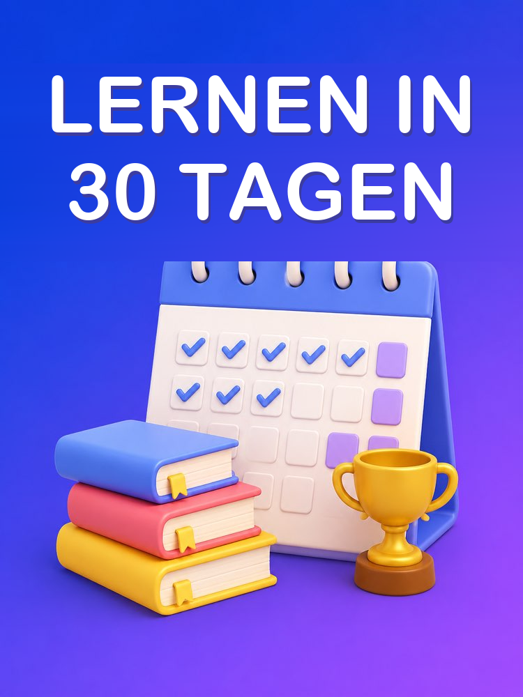 Lernplan in 30 Tagen