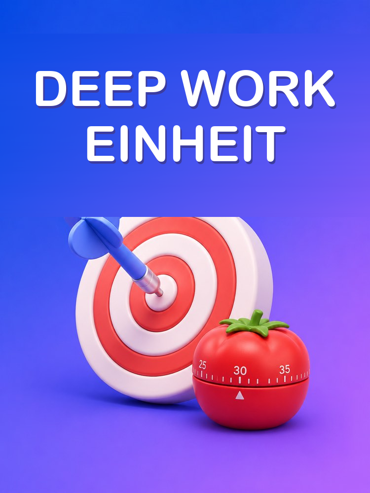 Plan für eine Deep-Work-Einheit