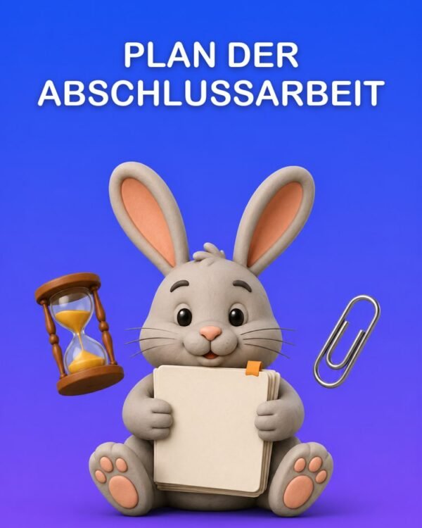 Plan für die Abschlussarbeit: vom Thema zur Abgabe