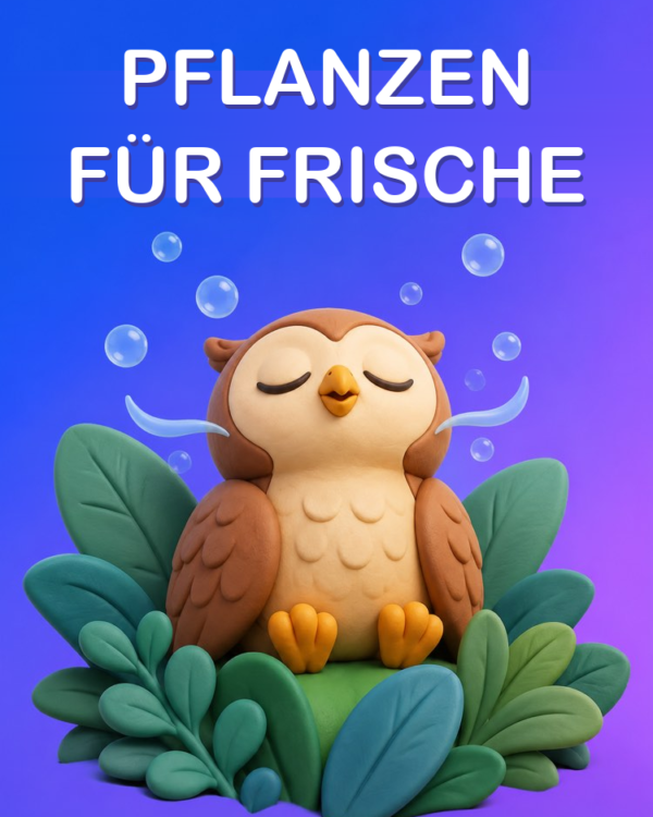 Pflanzen für frischere Luft in der Wohnung mit KI