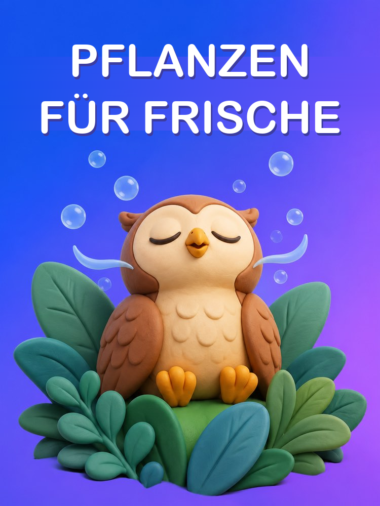 Pflanzen für frischere Luft in der Wohnung mit KI