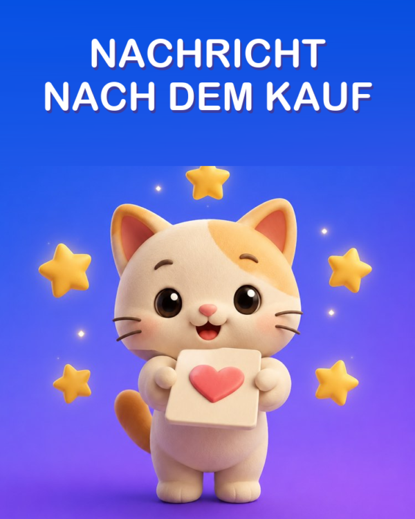 Nach dem Kauf: danken, um Bewertung und Empfehlung bitten