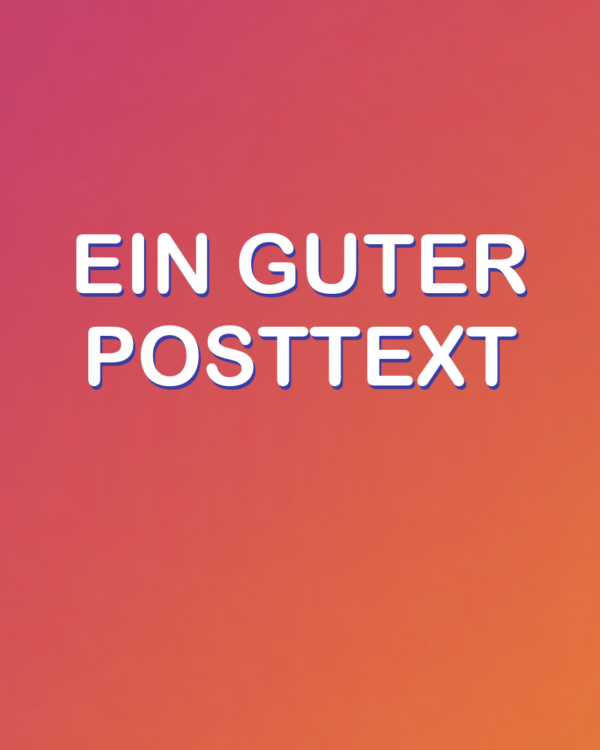 Ein Text für einen Instagram-Beitrag mit KI