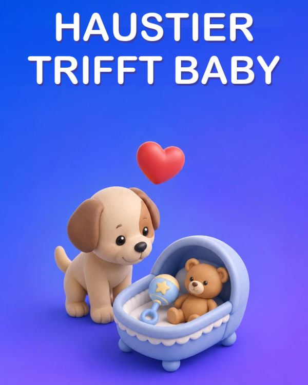 Das Haustier auf das Baby Vorbereiten mit KI