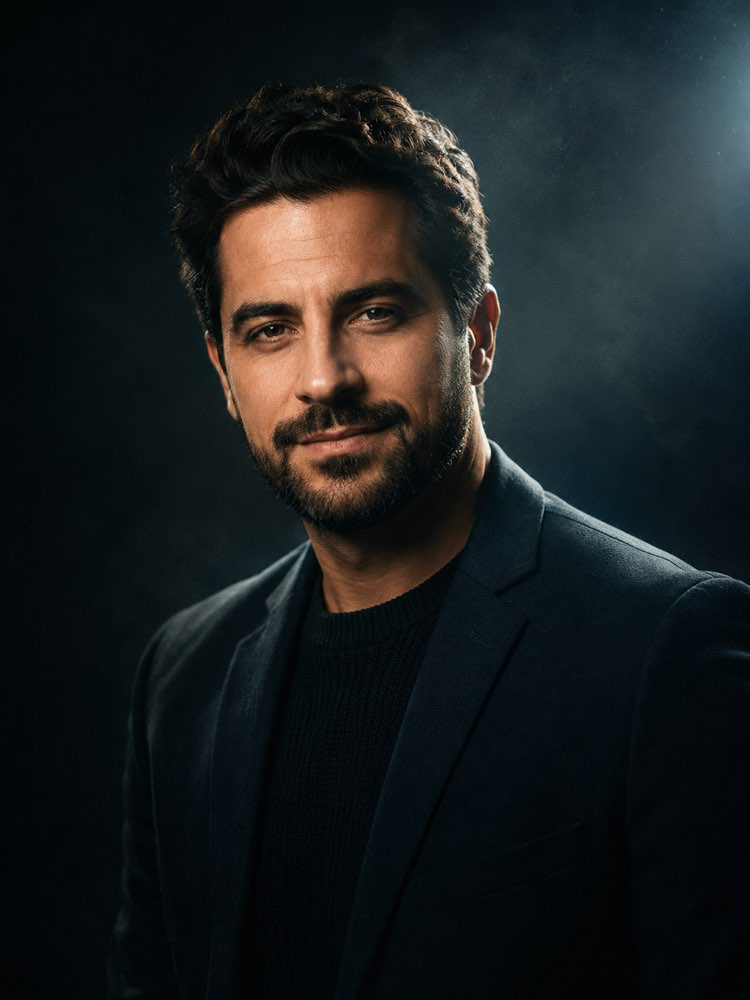 Filmisches professionelles Headshot