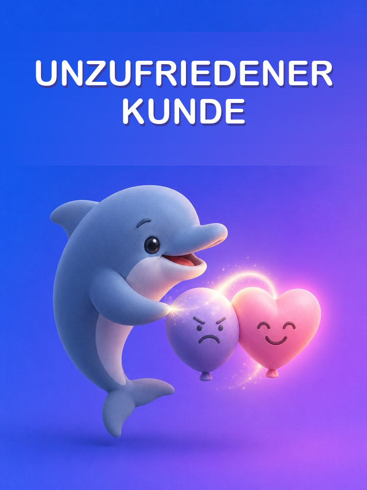Die Beschwerde eines unzufriedenen Kunden drehen