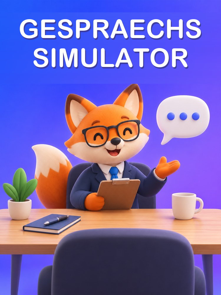 Bewerbungsgespräch-Simulator in einer anderen Sprache