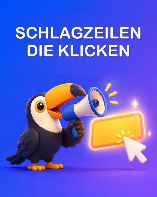 Schlagzeilen, die zum Klicken bringen, mit KI