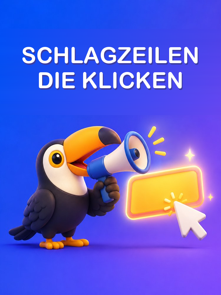 Schlagzeilen, die zum Klicken bringen, mit KI