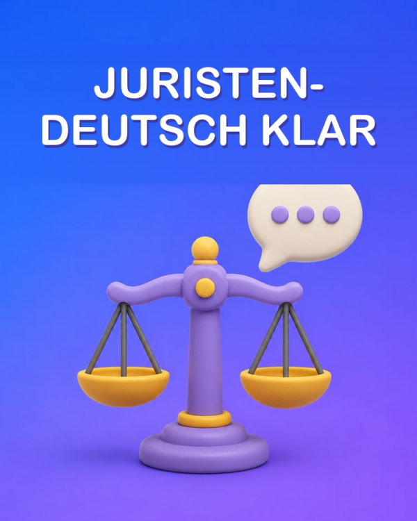 Übersetzer für Juristendeutsch