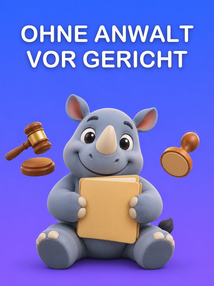 Ohne Anwalt vor das Amtsgericht