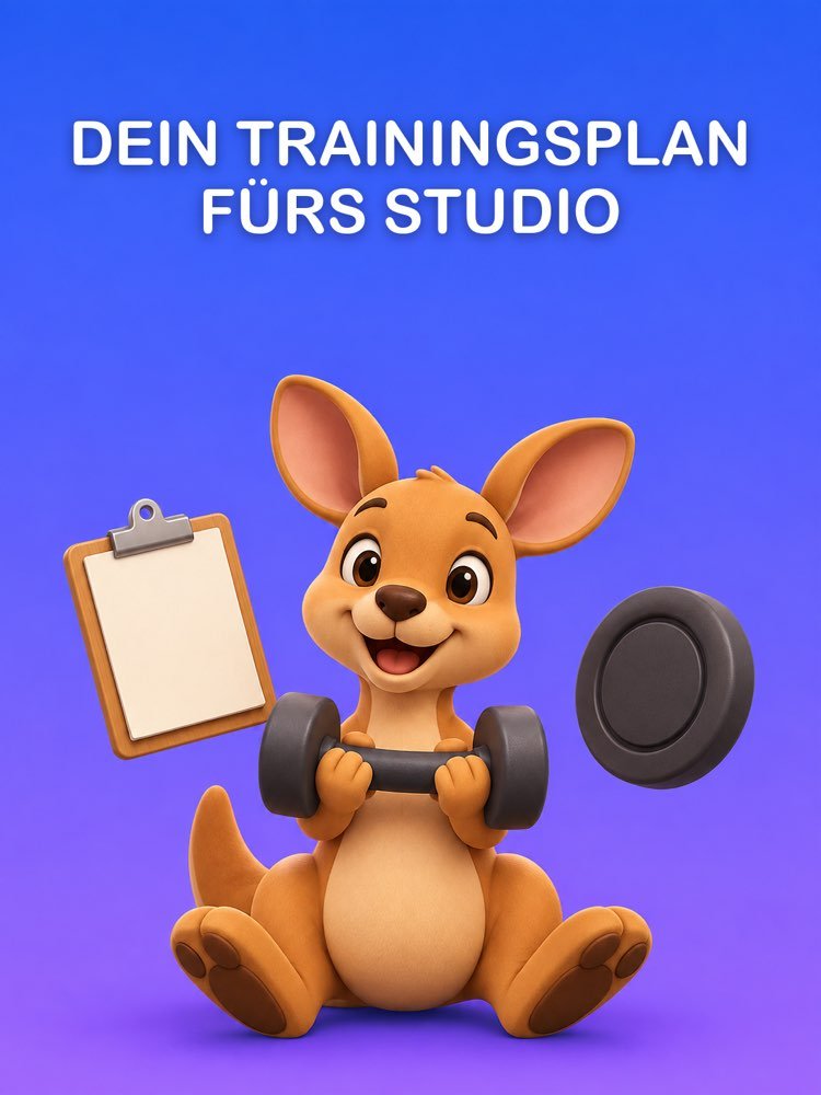 Trainingsplan fürs Fitnessstudio nach Deinen Tagen