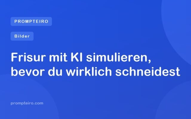 Frisur mit KI simulieren, bevor du wirklich schneidest