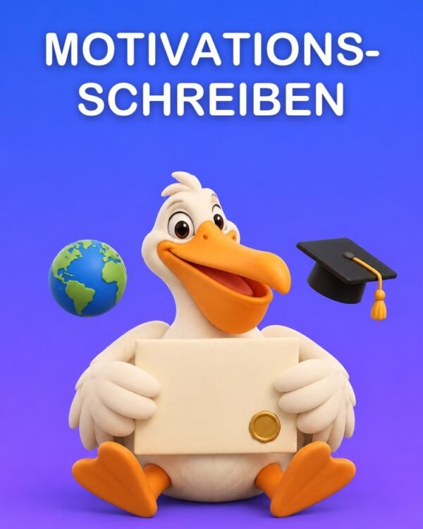 Motivationsschreiben für Master, Stipendium und Austausch